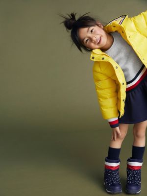 tommy hilfiger high shine puffer