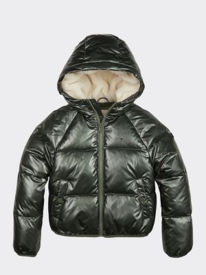 tommy hilfiger parka green