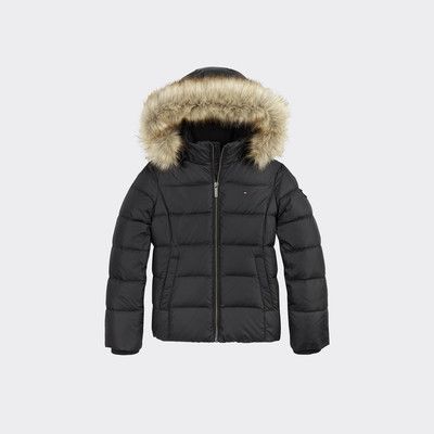 tommy hilfiger basic down hood jacket