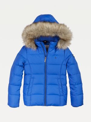 tommy hilfiger essential hooded down jacket