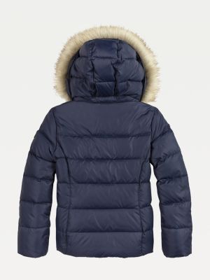 tommy hilfiger blue jacket women's