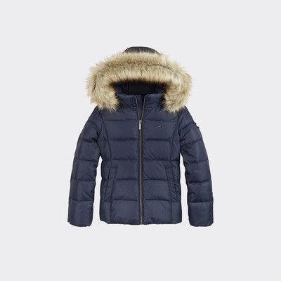 tommy hilfiger fur hood jacket
