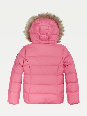 tommy hilfiger puffer jacket girls