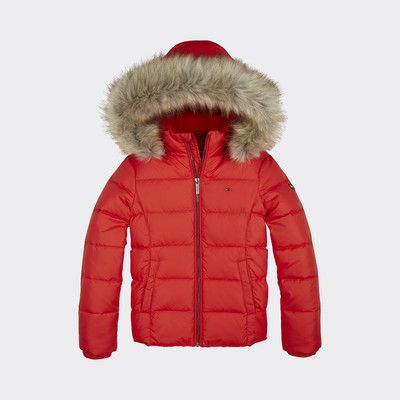 tommy hilfiger basic down hood jacket