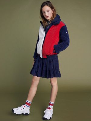 tommy jeans teddy bomber jacket