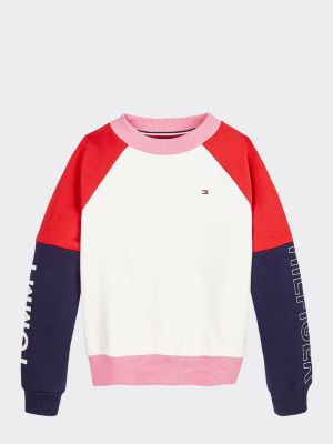 tommy hilfiger pink sweatshirt