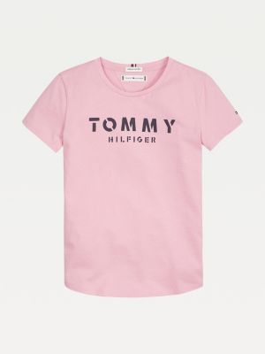 pink tommy hilfiger shirt