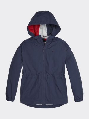 tommy hilfiger parka blue