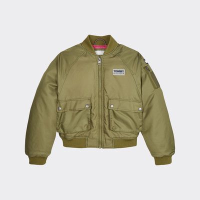 tommy jeans recycled nylon bomber jacket