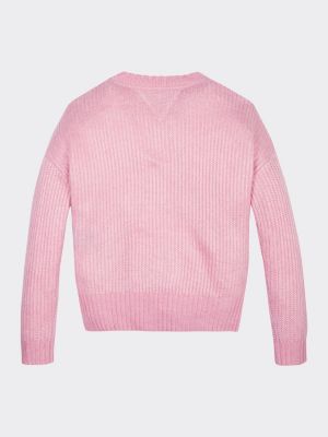 pink tommy jumper