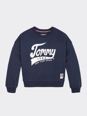 fleece 1985 logo sweatshirt