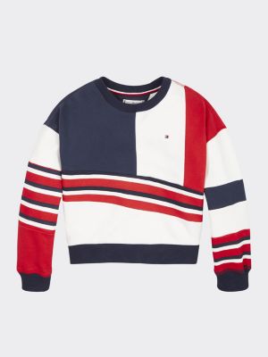 tommy hilfiger colour block sweatshirt