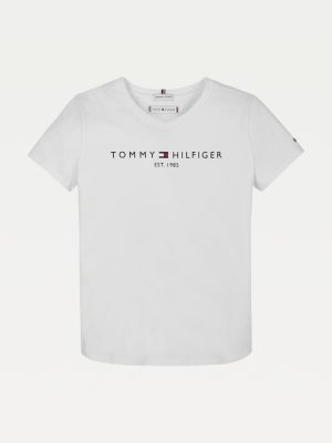 tommy hilfiger white t shirt girl