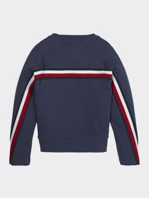 tommy hilfiger tape sweatshirt