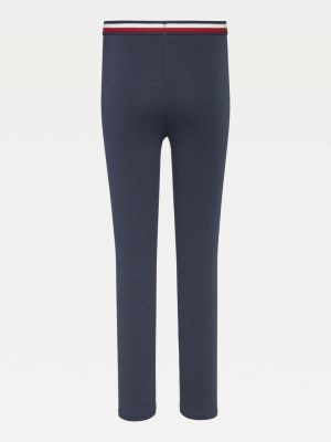 tommy hilfiger tape leggings