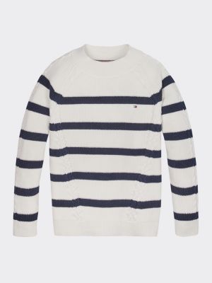 tommy white jumper