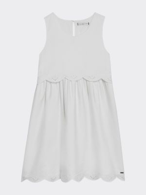 cotton broderie anglaise dress