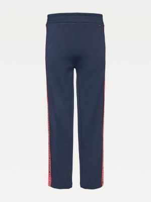 tommy hilfiger logo tape joggers womens