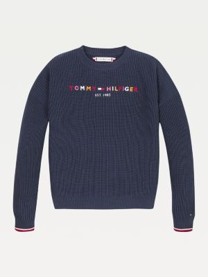 Essentials Crew Neck Jumper | BLUE 