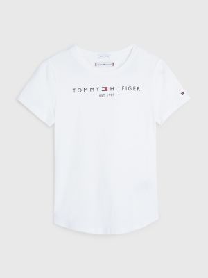 Tommy Hilfiger completo neonato T-shirt a righe e shorts blu bianco main image 1