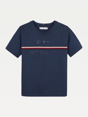 tommy hilfiger signature logo t shirt