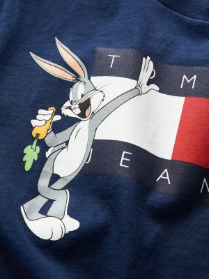 Tommy Jeans x Looney Tunes Pure Cotton T-Shirt | BLUE | Tommy Hilfiger