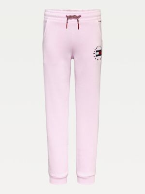 pink tommy hilfiger tracksuit