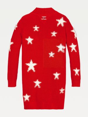 Star Jumper Dress | RED | Tommy Hilfiger