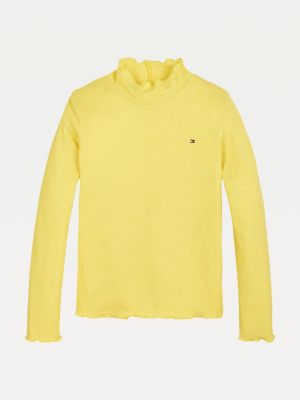 yellow hilfiger t shirt