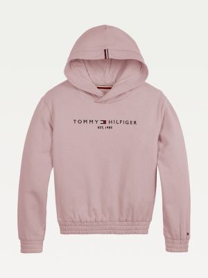 Sudadera Essential con capucha y logo ROSA Tommy Hilfiger