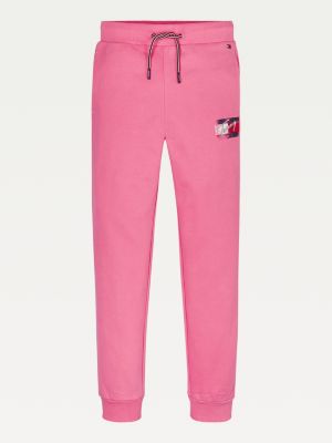 tommy hilfiger pink joggers