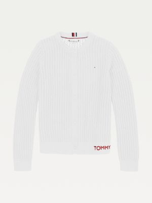 white jumper tommy hilfiger