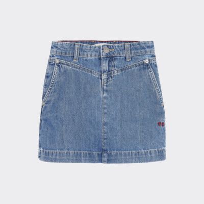 Faded Denim Skirt | DENIM | Tommy Hilfiger