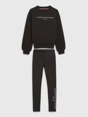 Essential Top And Leggings Set BLACK Tommy Hilfiger