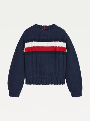 Cable Knit BLUE | Tommy Hilfiger