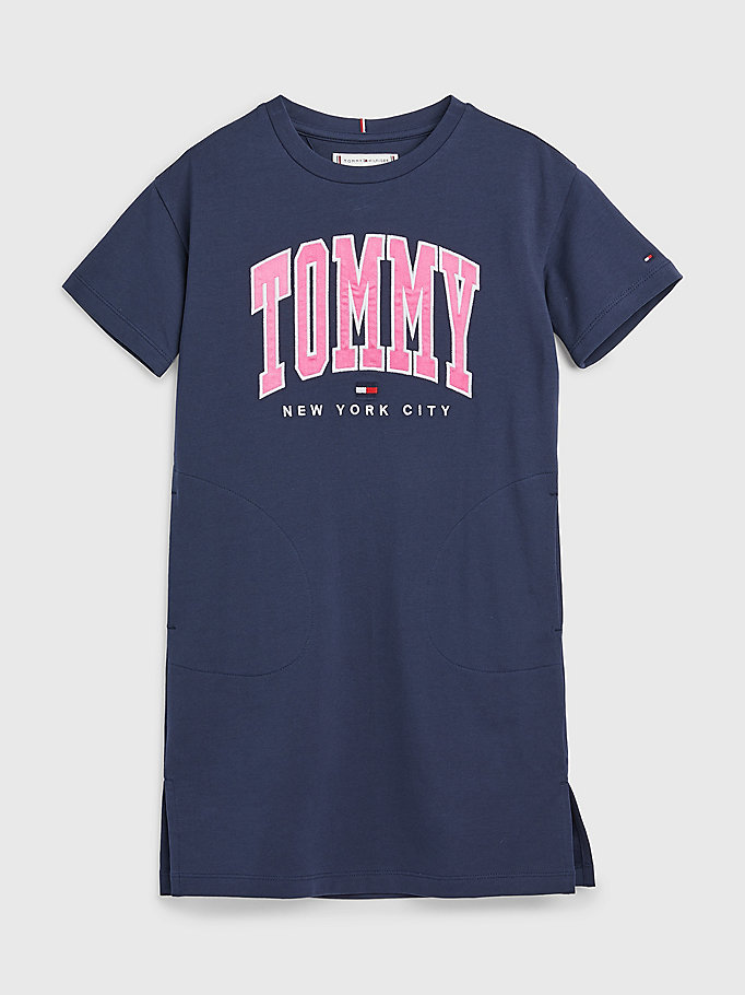 Tommy Hilfiger Bambina Abbigliamento Vestiti Vestiti casual Abito T-shirt stile college 