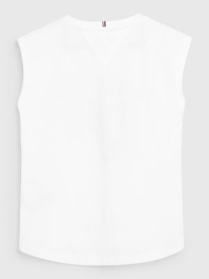 tommy hilfiger sleeveless shirts & tops