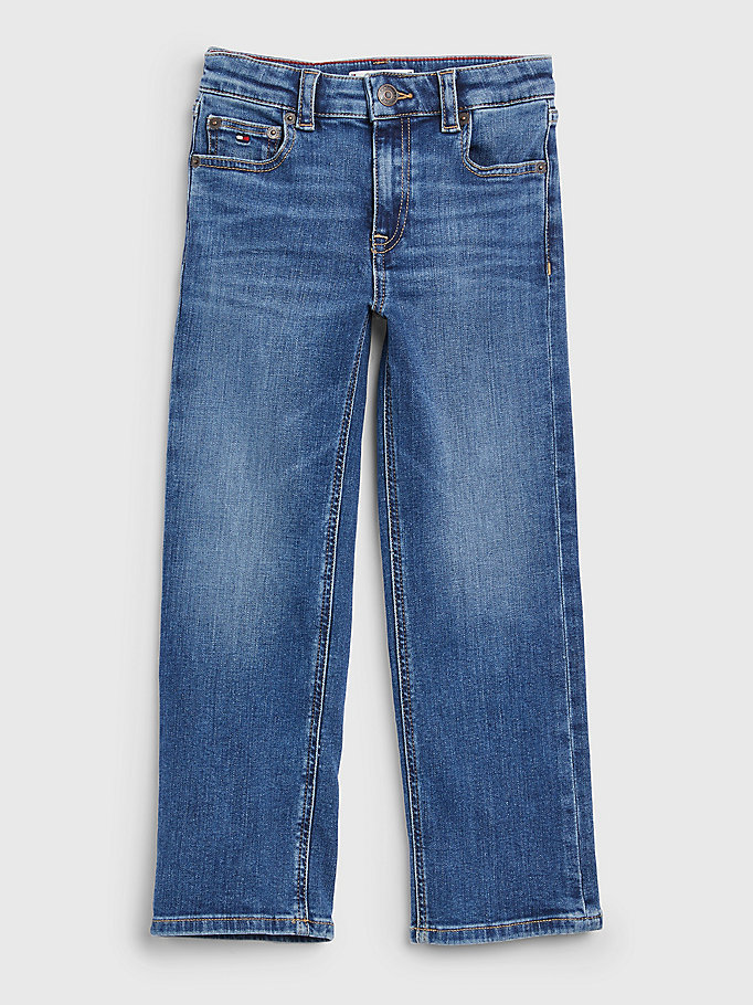 Jeans girlfriend straight fit Tommy Hilfiger Bambina Abbigliamento Pantaloni e jeans Pantaloni Pantaloni chinos 