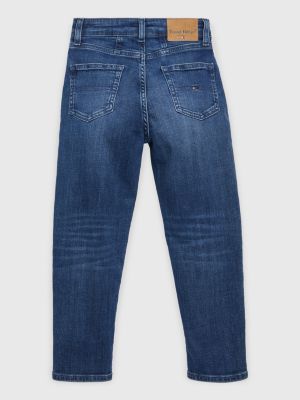 High Rise Tapered Faded Jeans DENIM Tommy Hilfiger