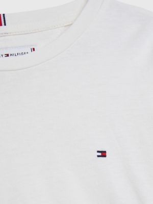 residentie Aap Feest Longsleeve T-shirt met kanten detail | WIT | Tommy Hilfiger