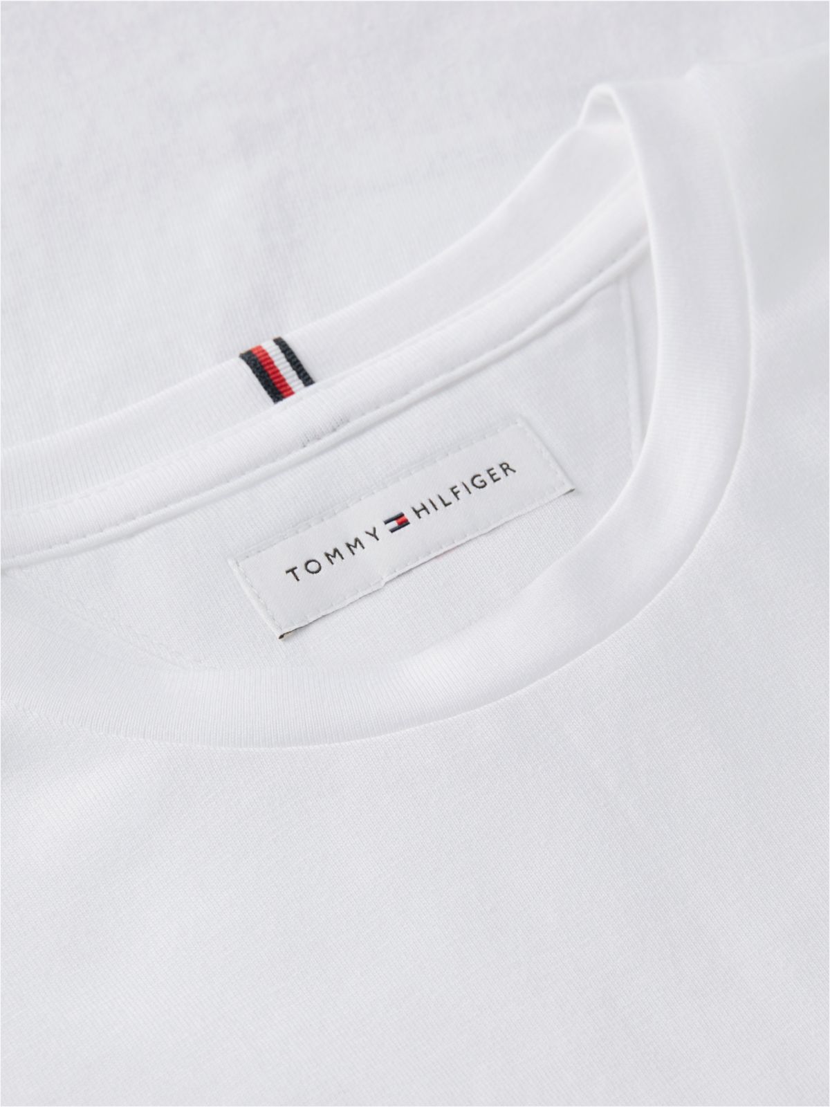 Essential Slim Ruffle Short Sleeve Top — White