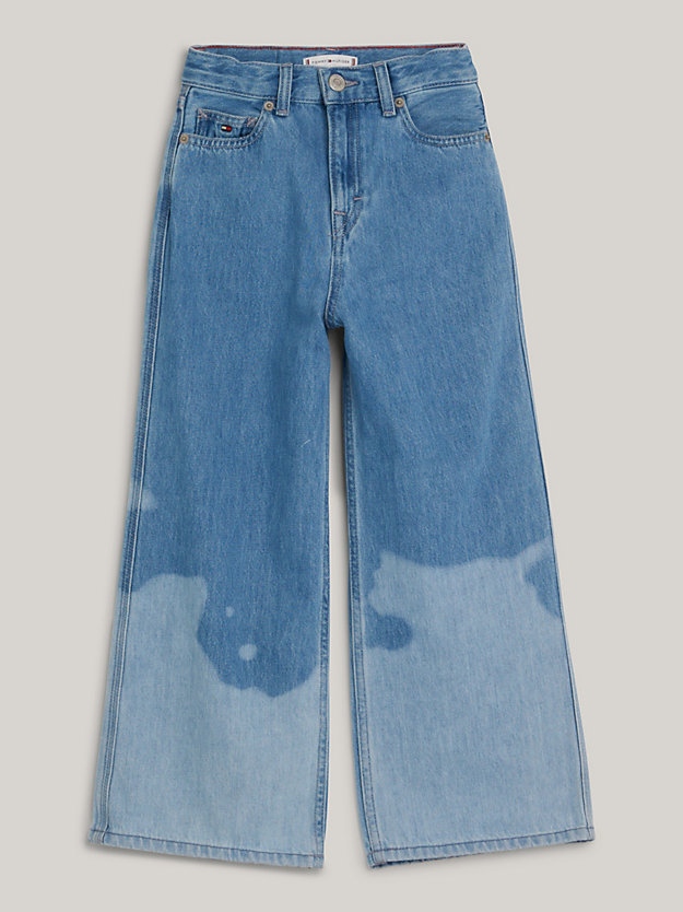 DRIP Flared Bleached Detail Jeans for girls TOMMY HILFIGER