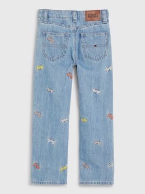 tommy embroidered jeans