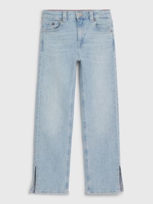 Jeans girlfriend fit in denim di canapa sbiaditi DENIM Tommy Hilfiger