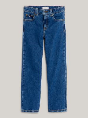 Girlfriend Jeans mit mittelhohem Bund Tommy | Weiß Hilfiger 