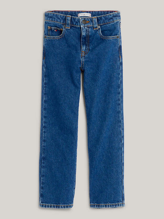Girlfriend Jeans mit mittelhohem Bund | Weiß | Tommy Hilfiger