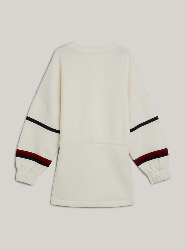 white global stripe sweater dress for girls tommy hilfiger