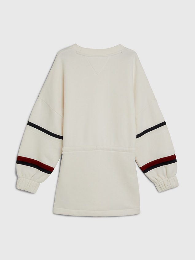 white global stripe sweater dress for girls tommy hilfiger