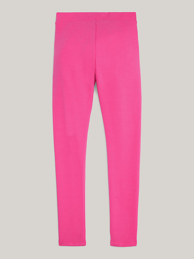 conjunto de sudadera y leggings th established pink de nina tommy hilfiger