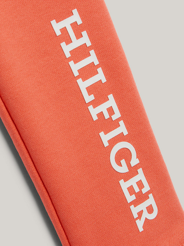 red hilfiger monotype full length leggings for girls tommy hilfiger